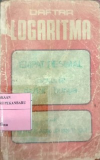 DAFTAR LOGARITMA