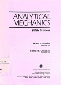 Image of Analitical Mechanics
